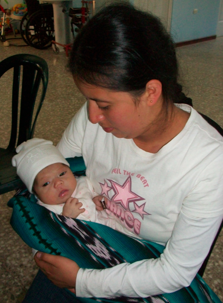 Beatriz and her baby, Aleyda