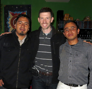 Michael with two former gangsters who shared their testimonies at "El Gran Evento"