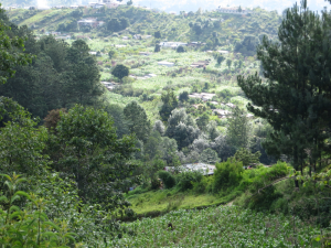 The valley where Tomasa lives with her five sons.