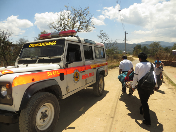 Diego was loaded into an ambulance after drinking himself into an unresponsive stupor.