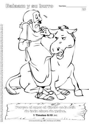 027 Balaam y su burra