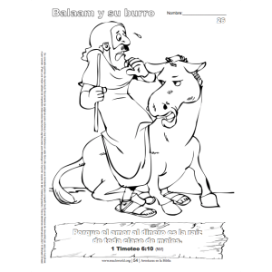 027 Balaam y su burra