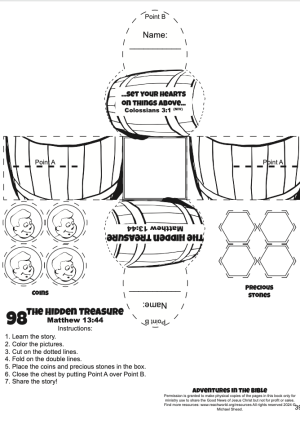 098en Hidden Treasure Parable Craft