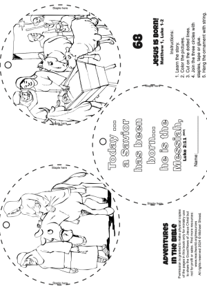 068en Jesus is Born! Craft