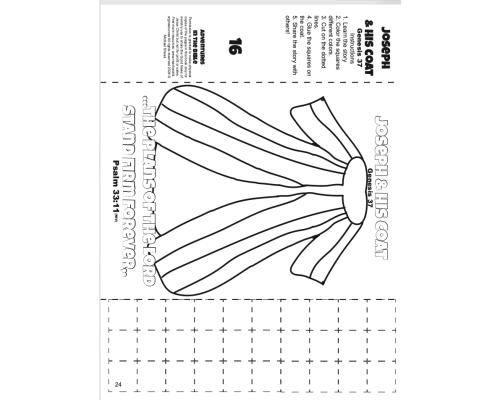 016 Joseph’s Coat of Colors Craft