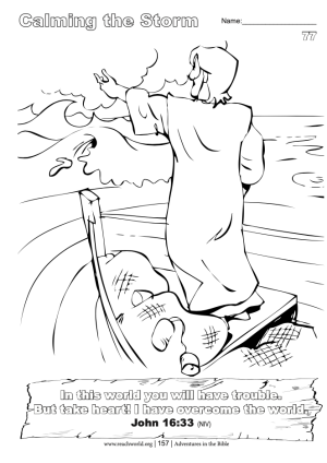 077EN Jesus Calms the Storm Lesson