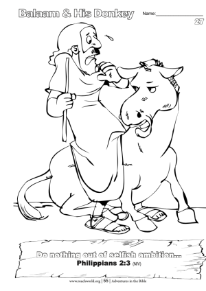 027en Balaam's Donkey Lesson