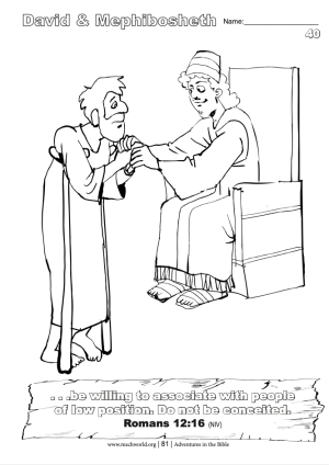 040en David & Mephibosheth Lesson
