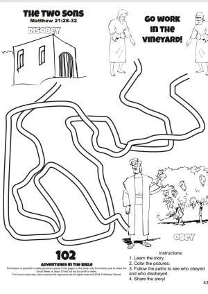 102en The Two Sons Parable Activity