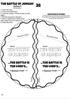 028en The Battle of Jericho Craft