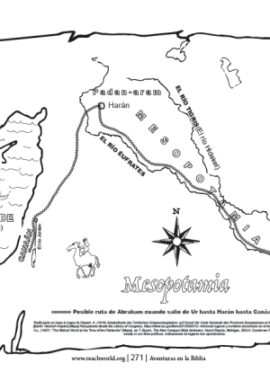 Mapa de Mesopotamia