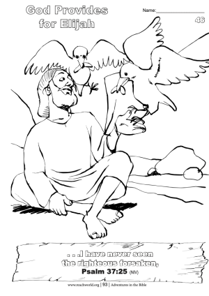 046en God Provides for Elijah Lesson