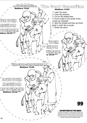 099en Good Samaritan Parable Craft