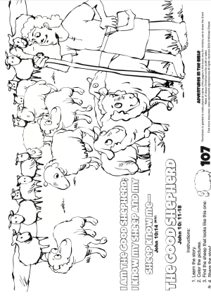 107en The Good Shepherd Activity