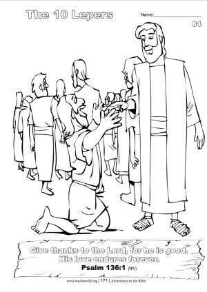 084en The Thankful Leper Lesson