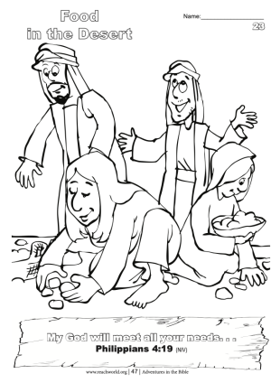 023en God Provides Lesson