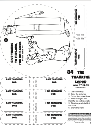 084en Thankful Leper Craft