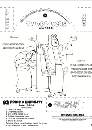 092en Pride and Humility Prayer Craft