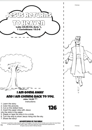 126en Jesus Returns to Heaven Craft