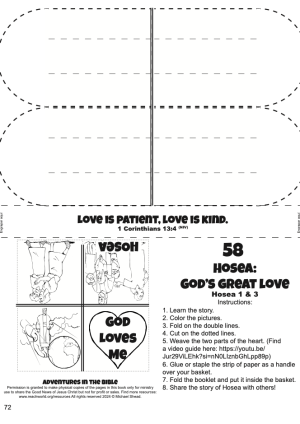 058en Hosea's Example of God's Love Craft