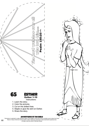 065en Queen Esther Dress Craft