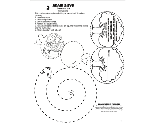 002en Adam and Eve Craft