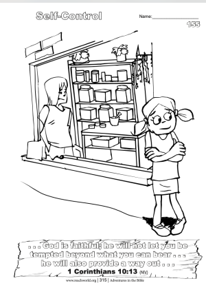 155en Self Control Principles Lesson