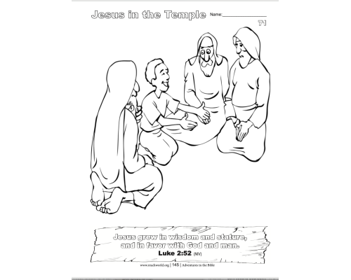 071en Jesus in the Temple Lesson