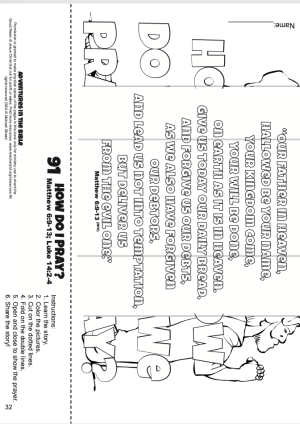 091en How Do I Pray? Craft
