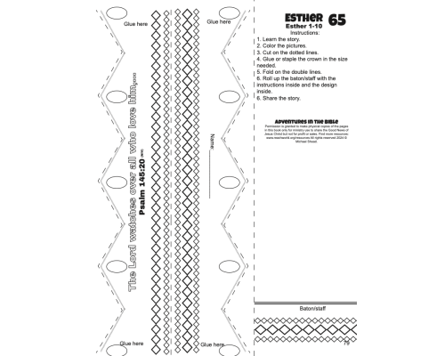 065en Queen Esther Crown Craft