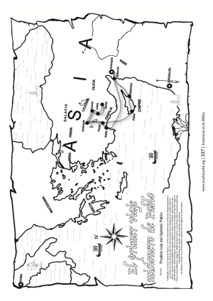 Mapas de los viajes de Pablo