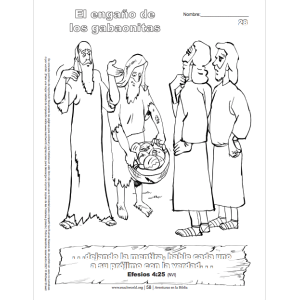 029 El Engaño de los Gabaonitas