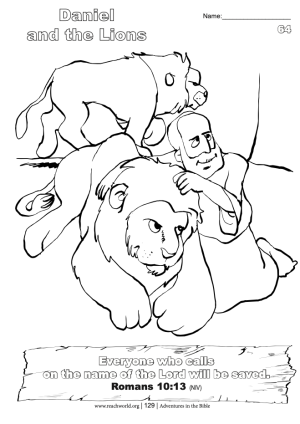 064en Daniel and the Lions Lesson